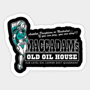 Maccadam's Old Oil House (Paradron Repaint) Sticker